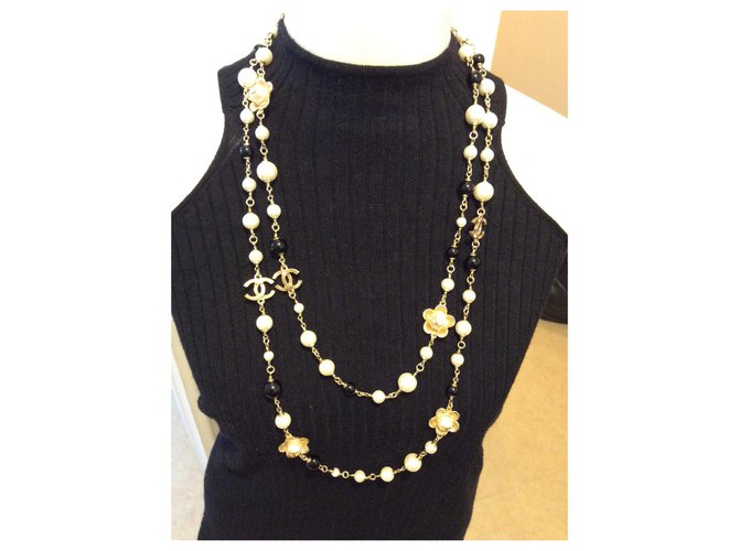 Chanel Collares Multicolor Mostaza - vista 10