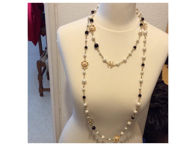 Chanel Collares Multicolor Mostaza - vista 16