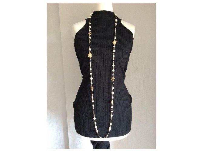 Chanel Collares Multicolor Mostaza - vista 3