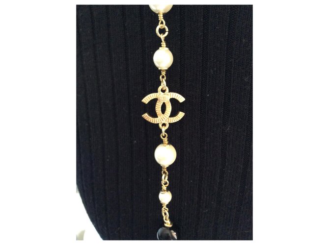 Chanel Collares Multicolor Mostaza - vista 7