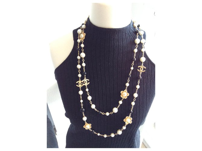 Chanel Collares Multicolor Mostaza - vista 9