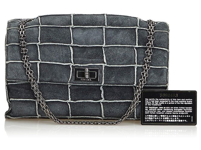 Chanel Gray Reissue Patchwork Flap Bag Grau - Ansicht 11