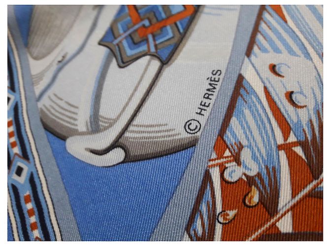 Hermès AL SUONO DEL TAM-TAM Blu - vista 4