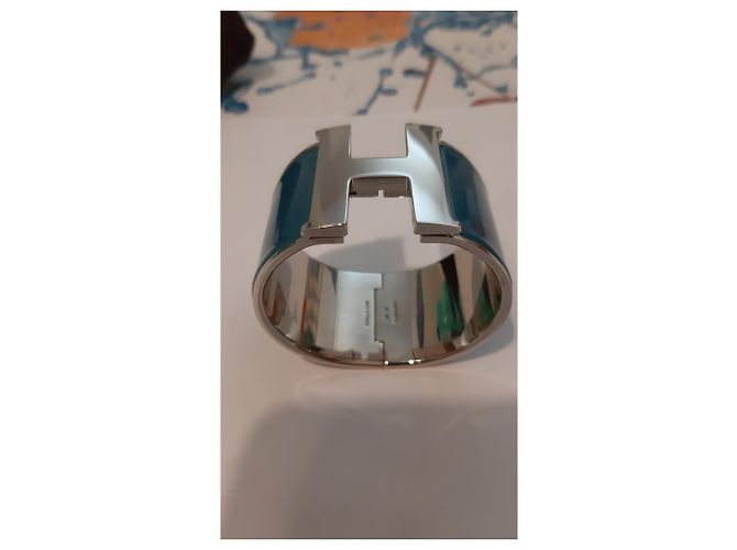 Hermès Hermes clic H Azul claro - vista 10