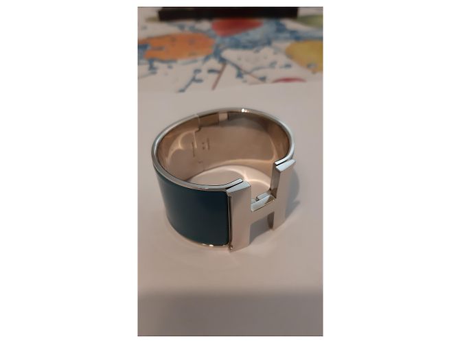 Hermès Hermes clic H Azul claro - vista 14