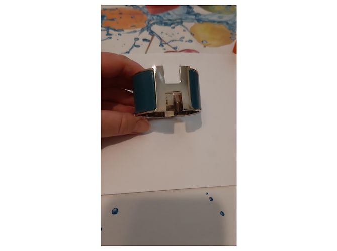 Hermès Hermes clic H Azul claro - vista 15