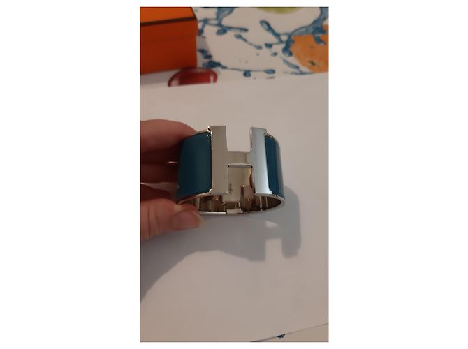 Hermès Hermes clic H Azul claro - vista 2