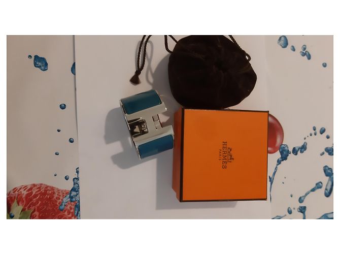 Hermès Hermes clic H Azul claro - vista 8