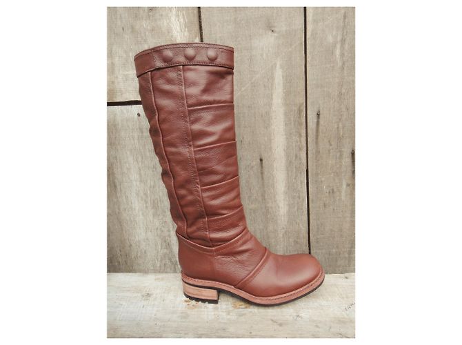 Free Lance Botas modelo Lance Biker gratis 4 Condición de arranque de la pieza Nuevo Castaño - vista 2
