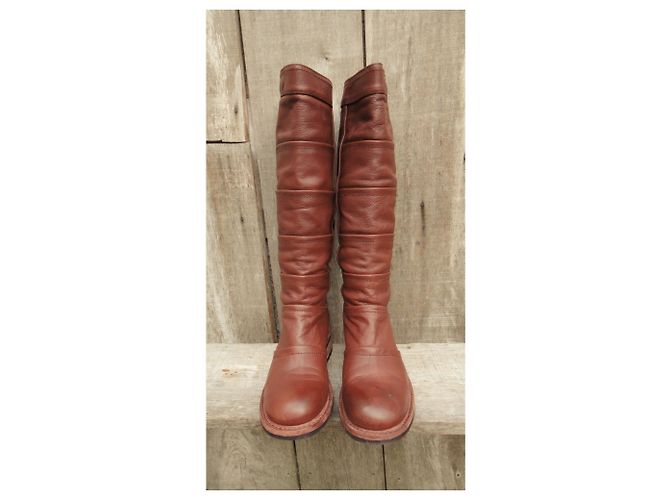 Free Lance Botas modelo Lance Biker gratis 4 Condición de arranque de la pieza Nuevo Castaño - vista 6