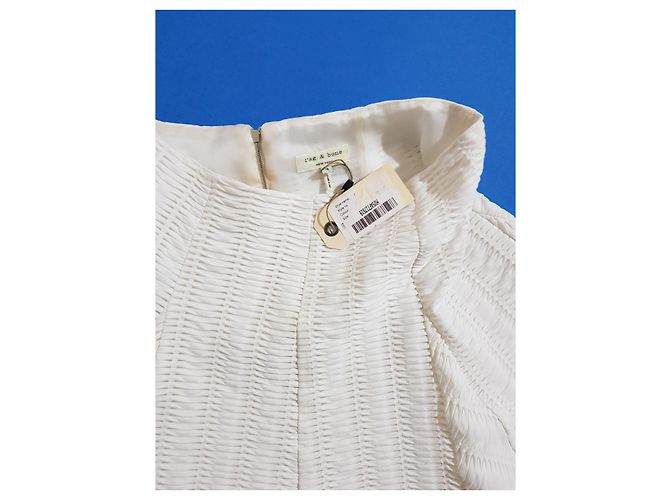 Gonna bianca Rag & Bone Bianco - vista 3