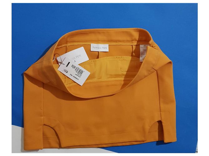 Falda naranja Patrizia Pepe - vista 3