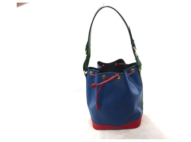 Louis Vuitton NOE GM TRICOLOR EPI LEATHER Rosso Blu Verde - vista 10