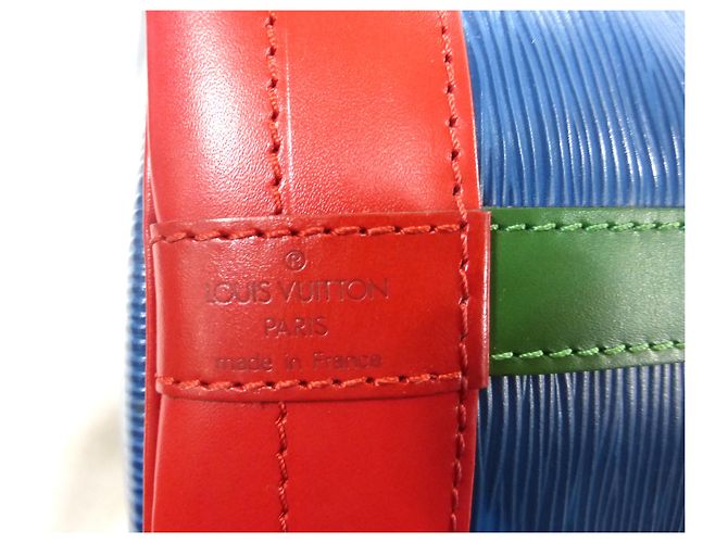 Louis Vuitton NOE GM TRICOLOR EPI LEATHER Rosso Blu Verde - vista 13