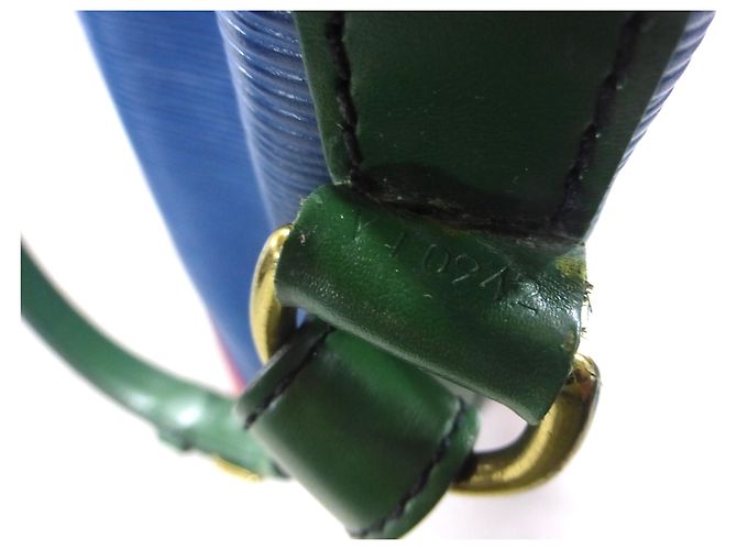 Louis Vuitton NOE GM TRICOLOR EPI LEATHER Rosso Blu Verde - vista 20
