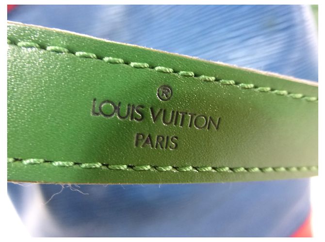 Louis Vuitton NOE GM TRICOLOR EPI LEATHER Rosso Blu Verde - vista 6
