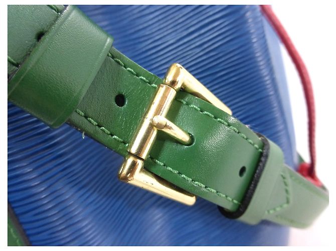 Louis Vuitton NOE GM TRICOLOR EPI LEATHER Rosso Blu Verde - vista 7