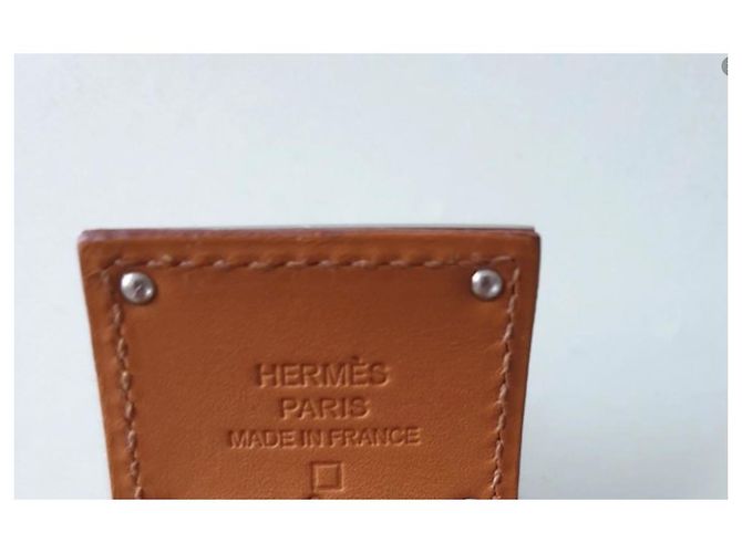 Splendido bracciale per cane Hermès Kelly, Alligatore di miele, raro - vista 5
