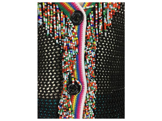 Love Moschino Cardigan de crochê com corte beatd - vista 4
