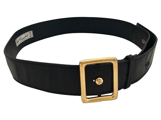 Cintura vintage in pelle di Karl Lagerfeld - vista 2