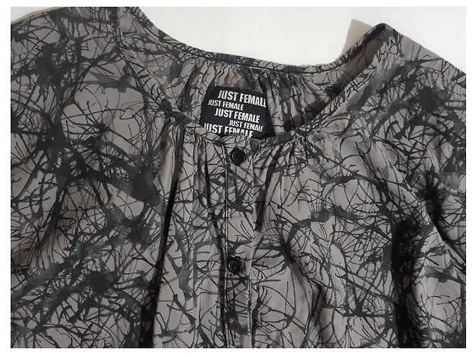 Camisa de algodón Just Female Multicolor - vista 3