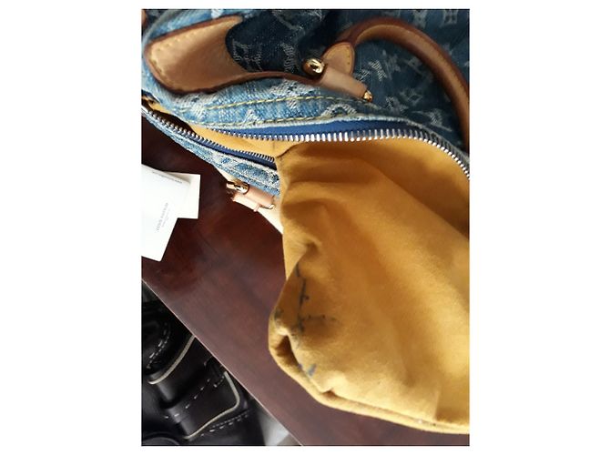 Louis Vuitton Neo Speedy Denim Blu - vista 10