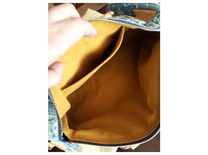 Louis Vuitton Neo Speedy Denim Blu - vista 11