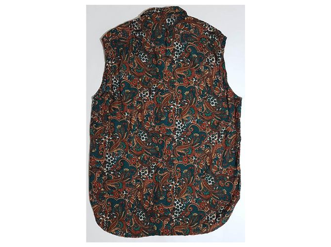 Autre Marque Camicia La City Paris in seta e viscosa XL Multicolore - vista 2