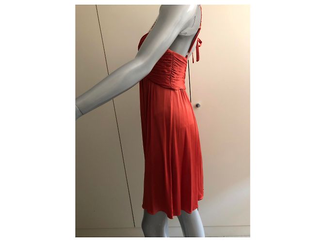 Bcbg Max Azria Kurzes Kleid Orange mit Pailletten - Ansicht 2