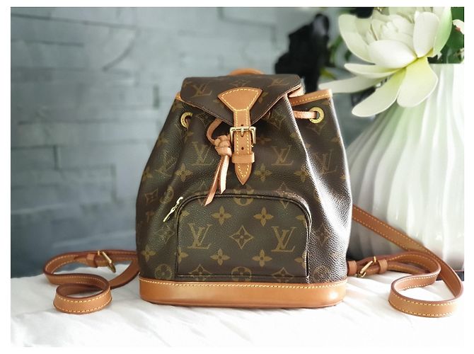 Louis Vuitton Mini MONTSOURIS Rucksack Braun - Ansicht 13