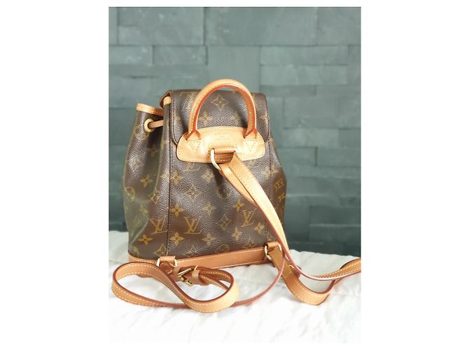Louis Vuitton Mini MONTSOURIS Rucksack Braun - Ansicht 3