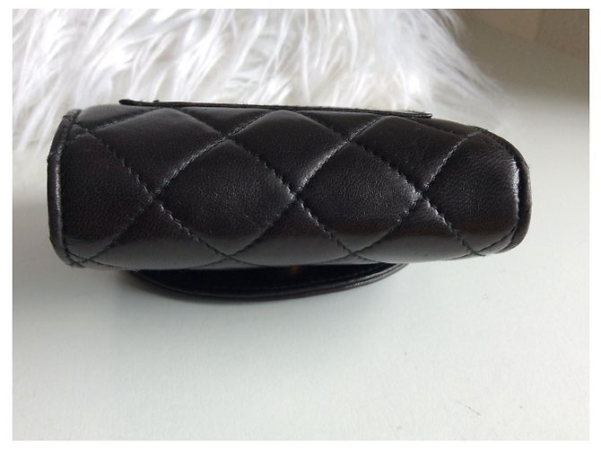 Chanel Wallet on Chain in pelle nera Nero - vista 15
