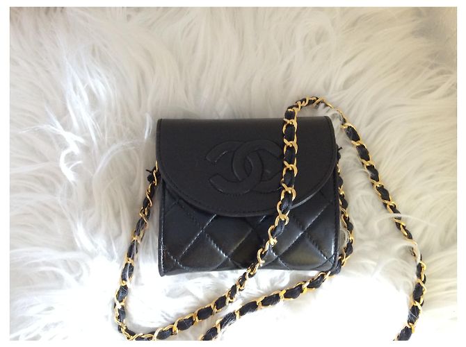 Chanel Wallet on Chain in pelle nera Nero - vista 4