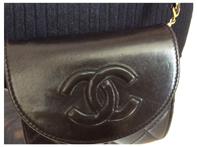Chanel Wallet on Chain in pelle nera Nero - vista 8