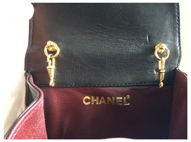 Chanel Wallet on Chain in pelle nera Nero - vista 9