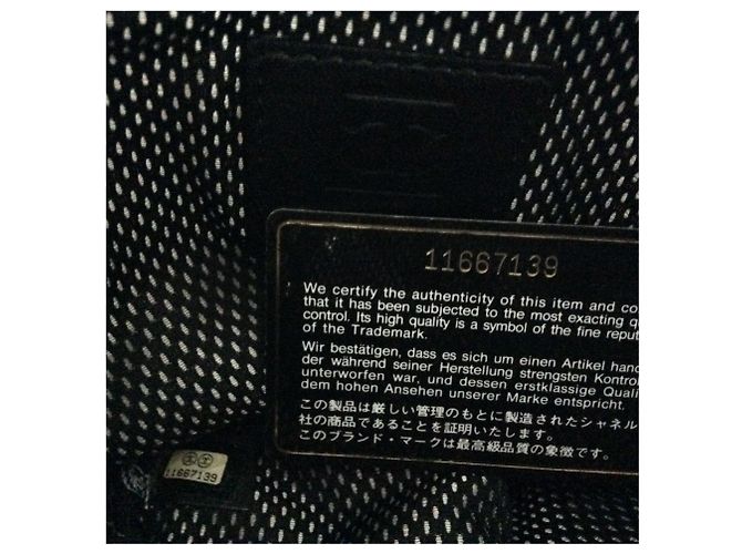 Pochette Chanel in Nylon Nero - vista 17