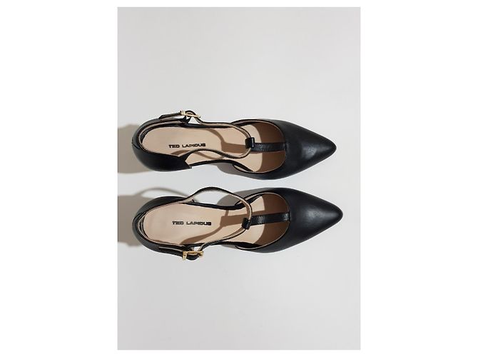 Autre Marque Décolleté Ted Lapidus in pelle nera Nero - vista 2