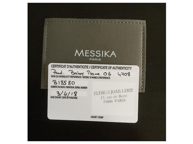 Collier Messika Move Uno o blanc - vista 5