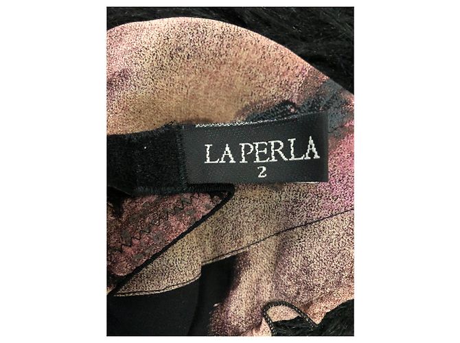 Set Reggiseno e Perizoma La Perla T2 in Seta Multicolore - vista 7