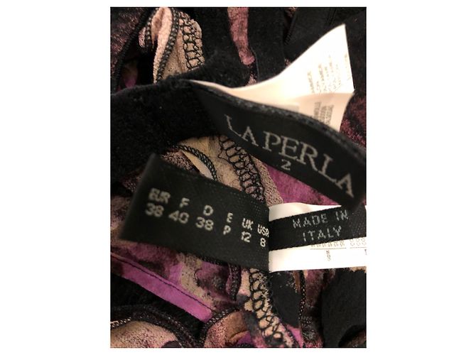 Set Reggiseno e Perizoma La Perla T2 in Seta Multicolore - vista 8