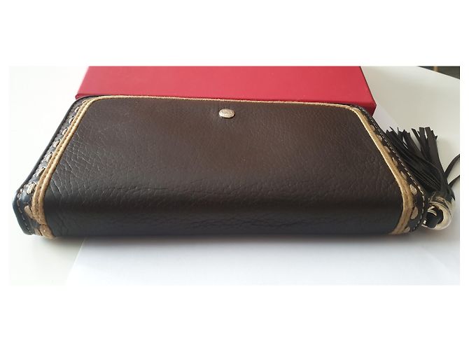 Cartera Lancel de piel marrón Castaño - vista 5