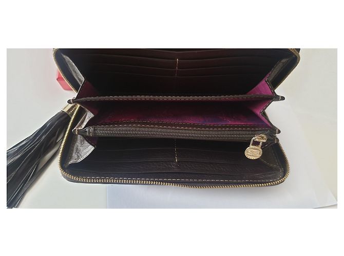 Cartera Lancel de piel marrón Castaño - vista 6