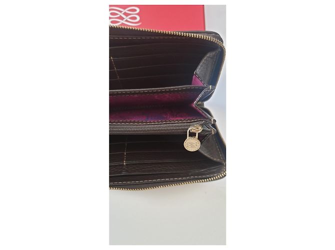 Cartera Lancel de piel marrón Castaño - vista 7