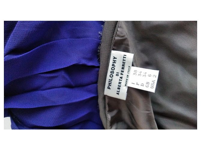 Philosophy Di Alberta Ferretti Philosophie Di Alberta Ferretti Rohkantenkleid - Ansicht 11