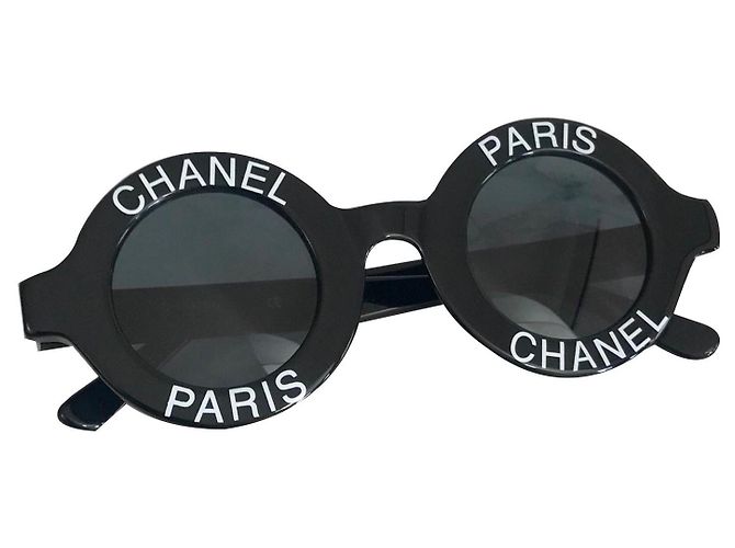 Occhiali vintage Chanel Paris Collector Nero - vista 2