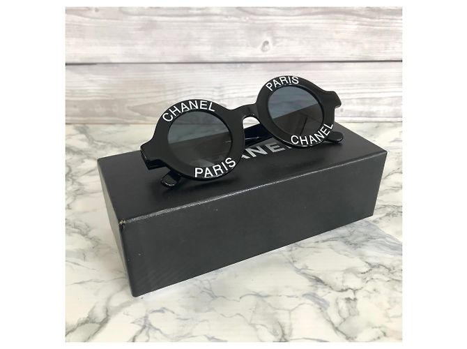 Occhiali vintage Chanel Paris Collector Nero - vista 6