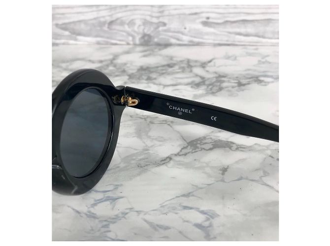 Occhiali vintage Chanel Paris Collector Nero - vista 8