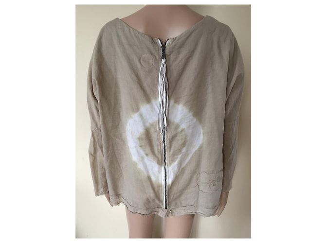 Autre Marque Tops Agenciesturquoise Beige Crudo - vista 3