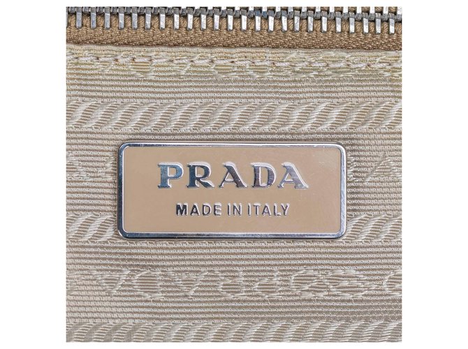 Prada Green Printed Jacquard Shoulder Bag Multiple colors Light green