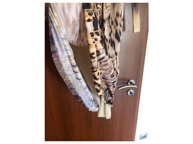Vestido Roberto Cavalli Estampado Leopardo Viscosa M Multicolor - vista 5